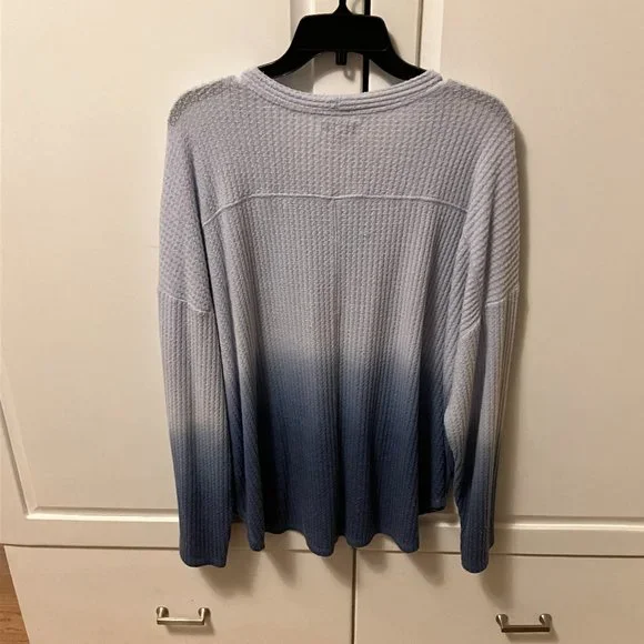 Womens Sonoma Goods for Life Lightweight Sweater - Blue XL - Picture 2 of 3